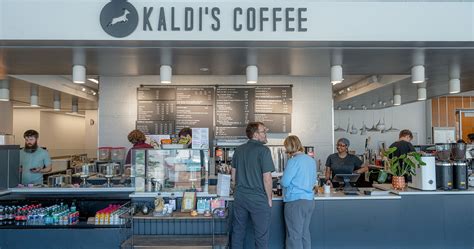 Kaldi's Coffee at Mid Campus Center .